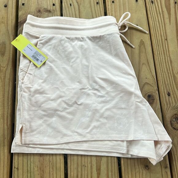 NWT All in Motion Size 3X Ivory Beige French Terry Shorts - Picture 5 of 9